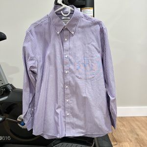 jos a bank 1905 shirt purple with white pin stripe